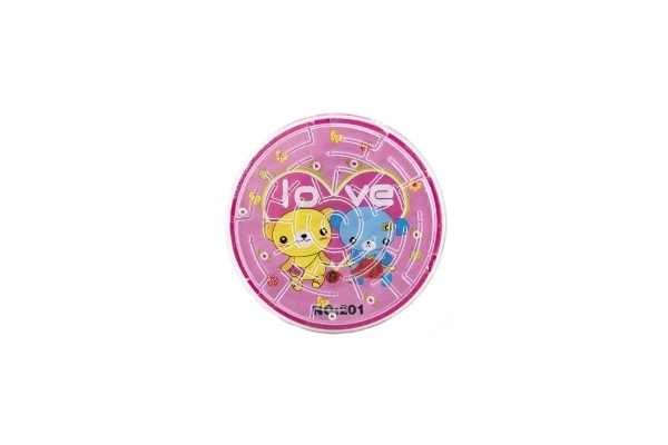 Doolhofpuzzel met bal plastic 7cm