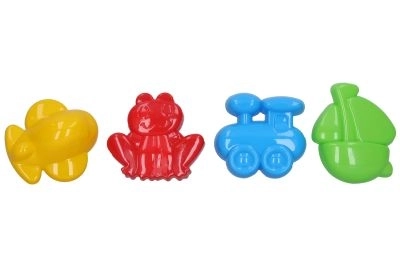 Set van 4 zandvormpjes 10 cm
