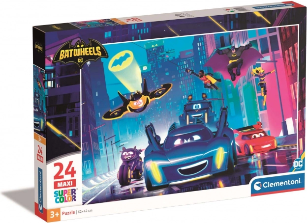 Puzzel Batwheels 24 Maxi Stukjes