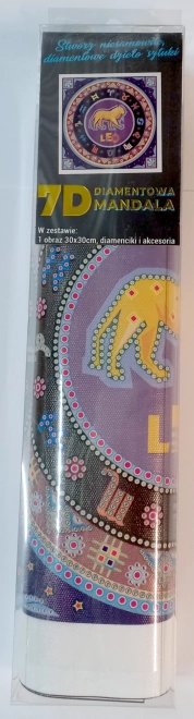 NORIMPEX Diamant schilderkunst 7D Dierenriemteken: Leeuw 30x30cm