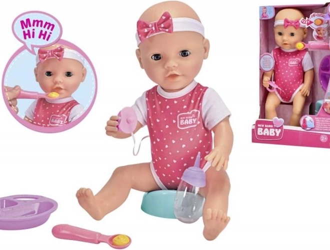 Panenka Pasgeboren Baby Hongerig 38 cm