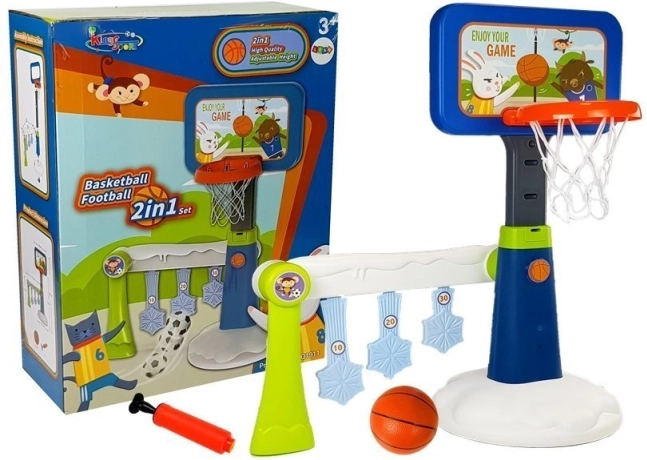 Kinder basketbalset met puntentelling
