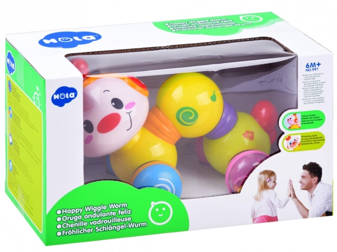 Interactieve rijdende rups voor kinderen
