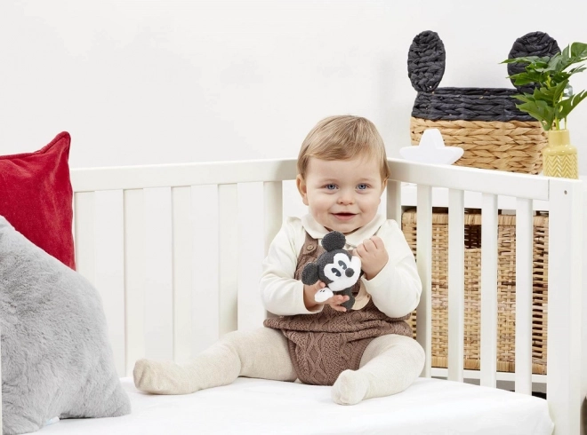 Rainbow Houten/Pluchen Rammelaar Mickey Mouse