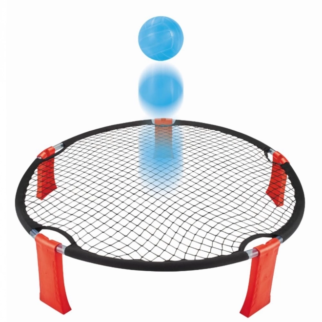 Smash Ball vaardigheidsspel met trampoline