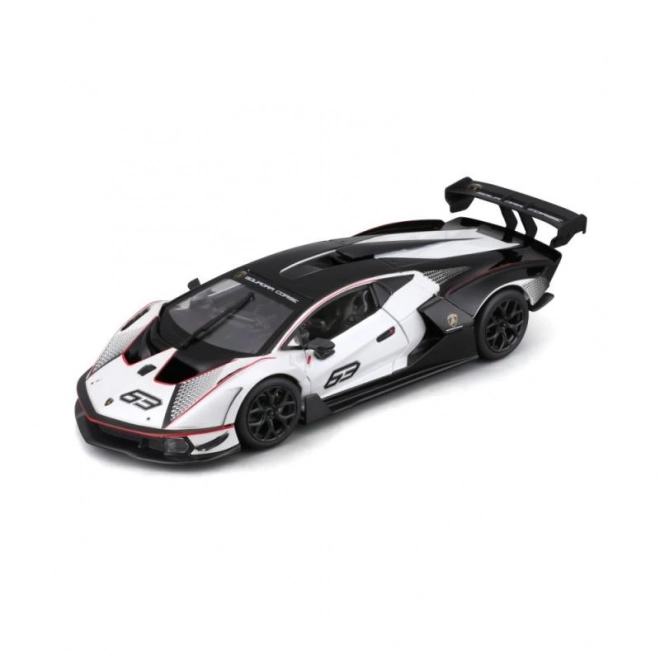Bburago 1:24 Race Lamborghini Essenza SCV12 – Wit