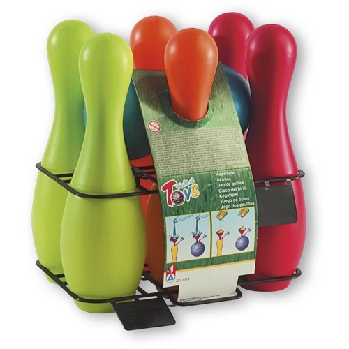 Androni Bowling 6+2 gevuld met water of zand, hoogte 27 cm