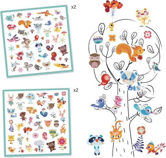 Djeco Stickers Kleine Vrienden