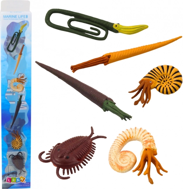 Set Miniatuurfiguren van Prehistorische Zeedieren 6 stuks