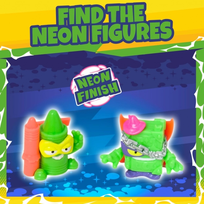 Verzamelbare figuur SuperThings NeonPower - set van 10 stuks