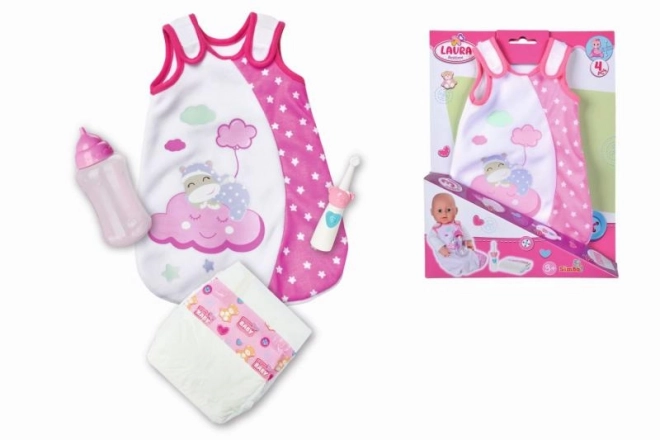 Slaapsset voor pop Laura