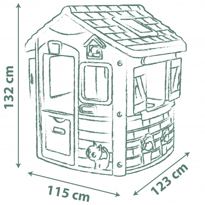 Uitbreidbaar huisje Smoby Jura