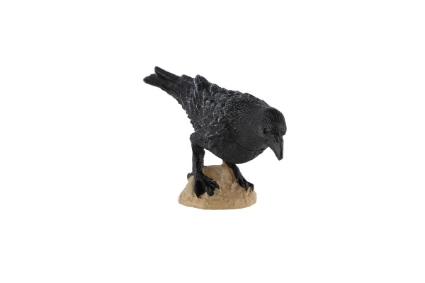 Zwarte kraai zooted plastic 11cm in zak