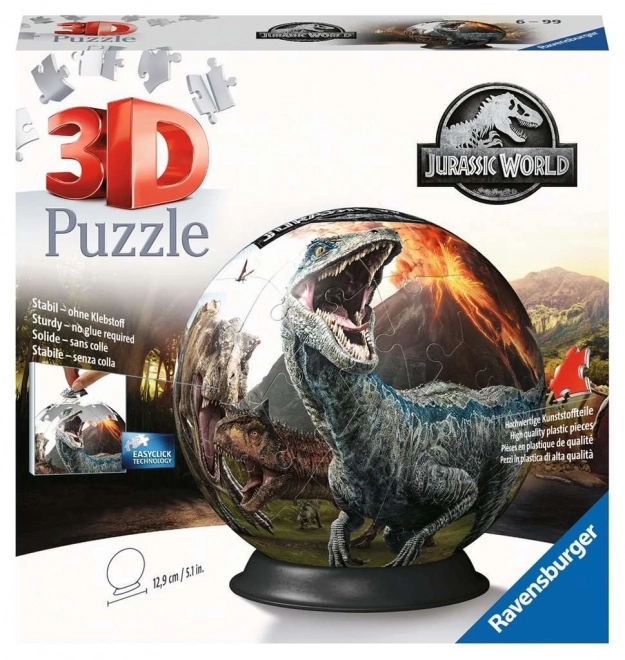 Ravensburger 3D puzzlebal Jurassic World 72 stukjes