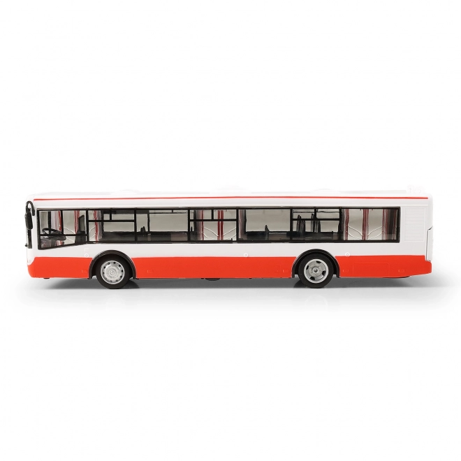 Bus die haltes in het Tsjechisch aankondigt 28 cm
