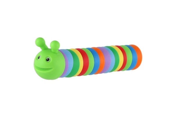 Antistress flexibele rups 17cm
