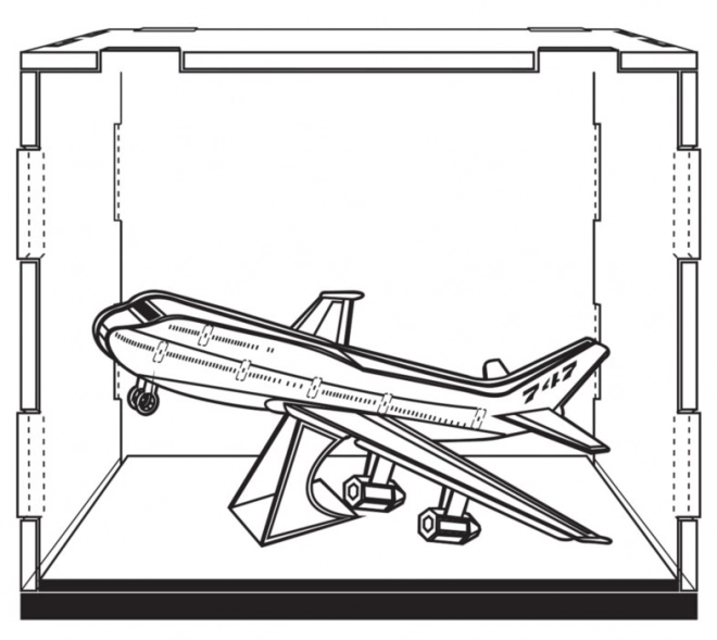 Vitrine van plexiglas voor Metal Earth-modellen