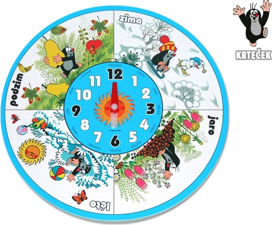 Houten wandklok MOL 20 cm