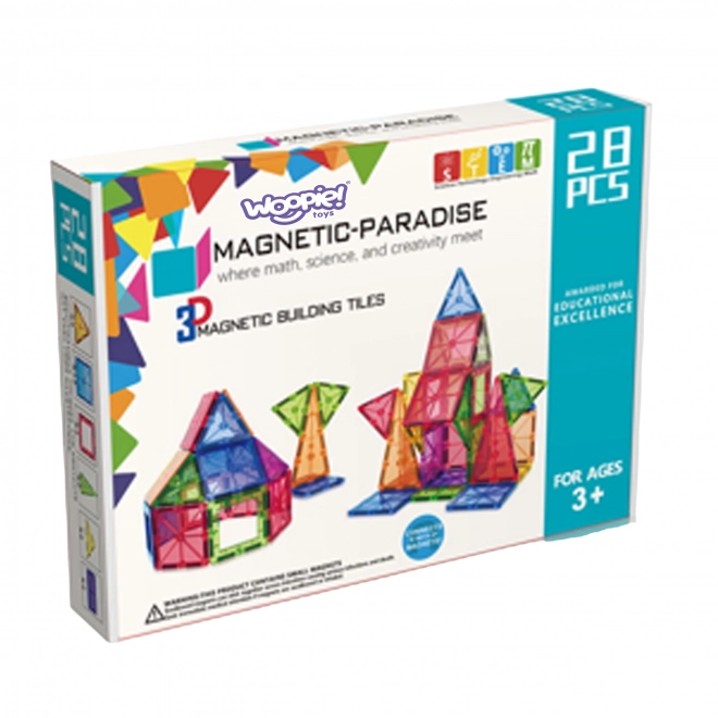 Magnetische bouwstenen Montessori WOOPIE