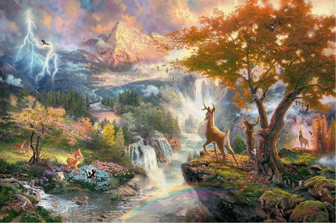 Puzzel Bambi: Eerste jaar 1000 stukjes van SCHMIDT