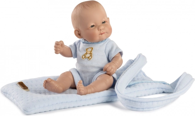 Realistische babypop Guca met volledig vinyl lichaam 25 cm