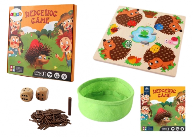 Egel Bordspel Logisch Leren Tellen Hout