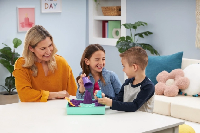 Kinetisch zand zandbak paars