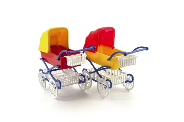 Diepe kinderwagen van plastic 21 cm in zak