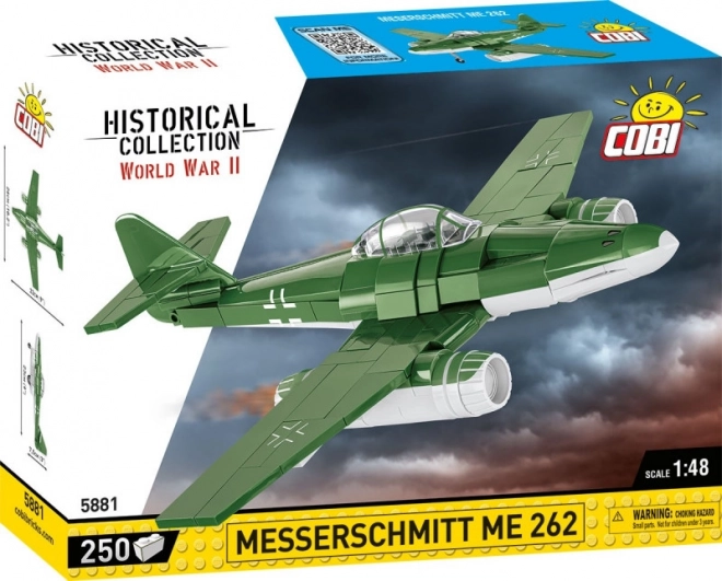 Bouwset vliegtuig Messerschmitt Me 262 – straaljager uit de Tweede Wereldoorlog