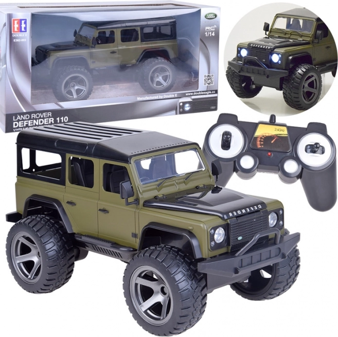 Op afstand bestuurbare terreinwagen LAND ROVER Defender 110 1:14