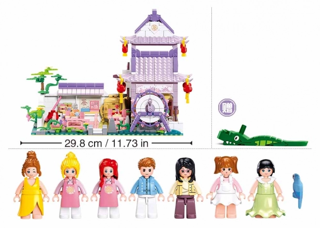 Sluban Girls Dream M38-B1078 Theehuis met Siertuin