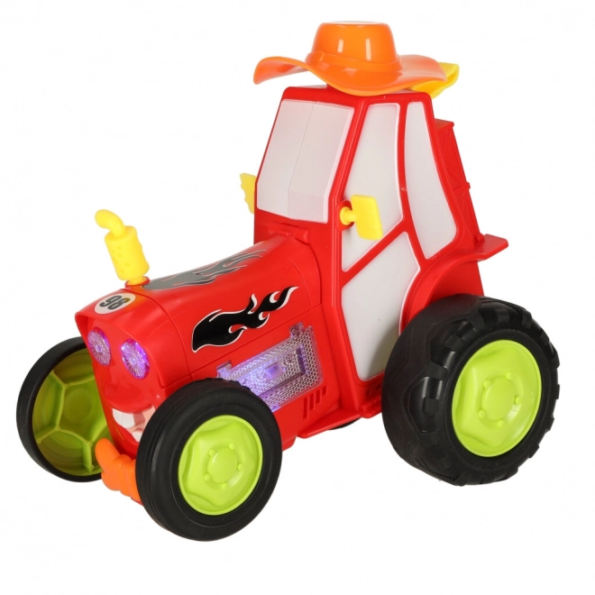 Springende speelgoedtractor met afstandsbediening