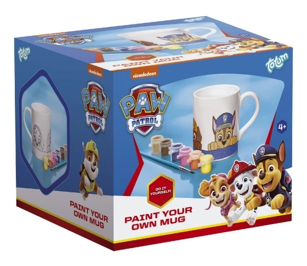 Schilderen van de Paw Patrol-beker