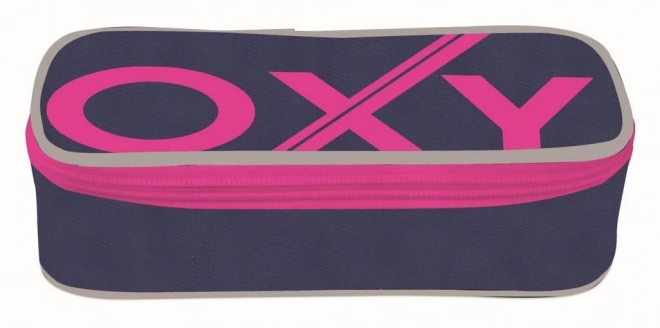 OXYBAG School etui comfort enkeldek Blue Line Pink