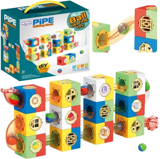 Woopie 3D bouwset knikkerbaan voor kinderen