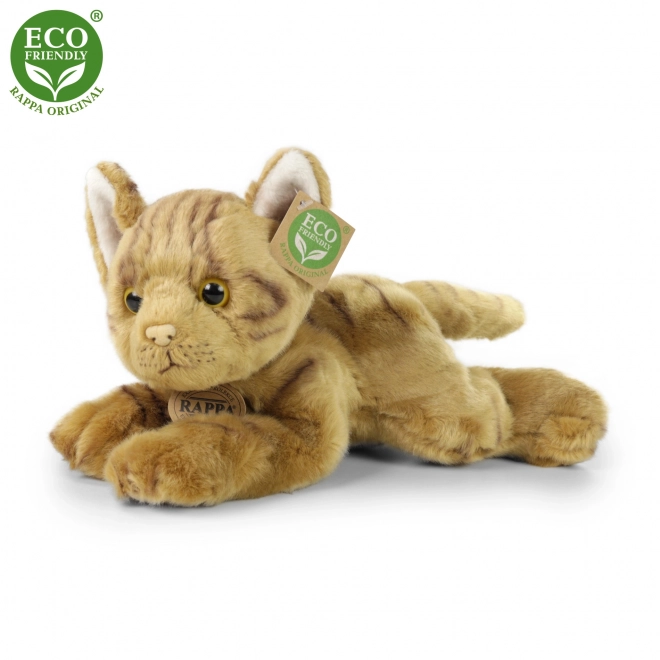 Pluche kat liggend 30 cm ECO-FRIENDLY