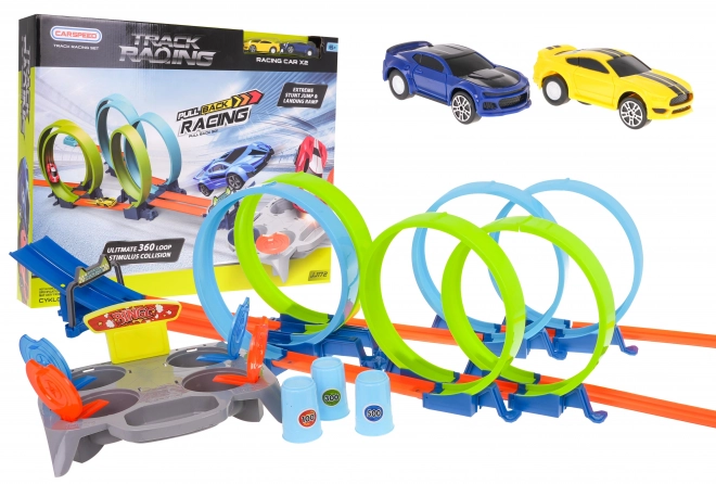Racebaan voor twee auto's