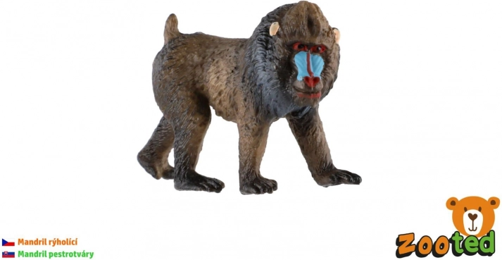 Mandril – kunststof figuurtje 7 cm