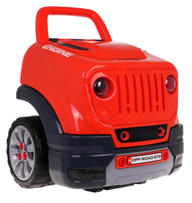 DIY Motor Meester - set voor kleine techniekers oranje