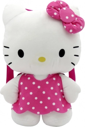 Hello Kitty roze pluchen rugzak