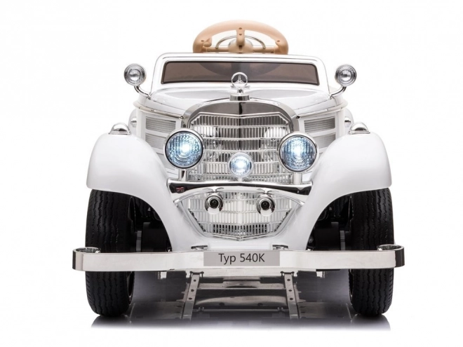 Retro auto op accu Mercedes-Benz 540K – Wit