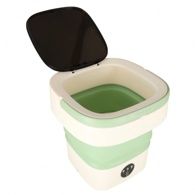 Opvouwbare draagbare automatische wasmachine 12L groen