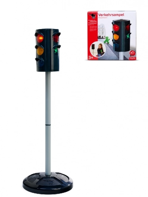 Grote verkeerslicht met automatische omschakeling van lichten