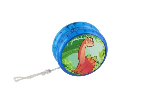 Jojo dinosaurussen lichtgevende kunststof 6cm op batterijen mix van soorten 12 stuks in doos