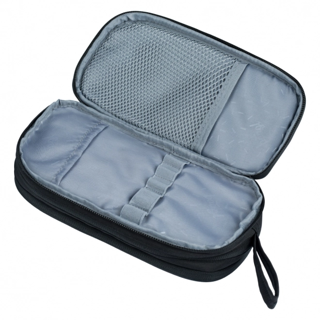 baagl set met drie zwarte items: rugzak, etui en zak