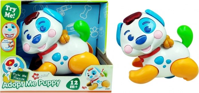Interactief puppy met licht en geluid
