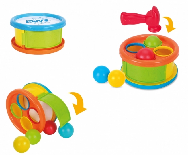 Trommel met ballen