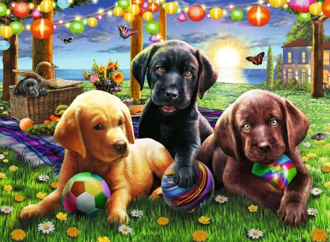 RAVENSBURGER Puzzel Hondenpicknick XXL 100 stukjes