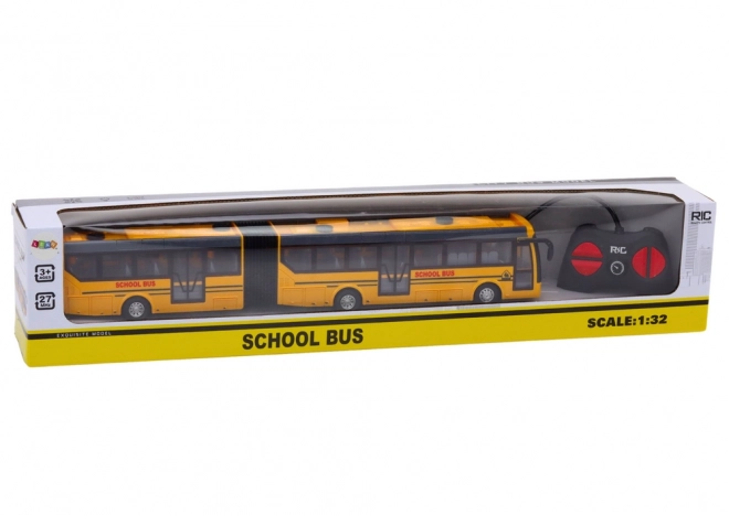 Schoolbus Op Afstand Bestuurbare Gelede RC Bus 1:32 Geel