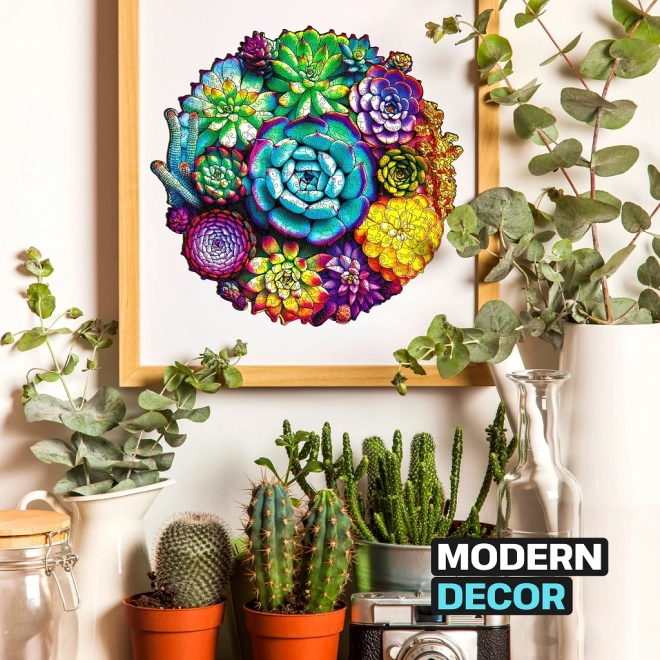 EscapeWelt houten puzzel Succulenten 200 stukjes